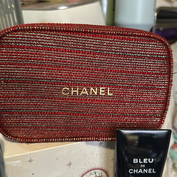 Chanel Cosmetic Bag 2022 RED
